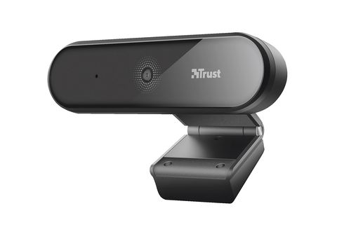 TRUST Tyro Full | Mikrofon, kaufen USB | SATURN Webcam Webkamera Schwarz Webcam mit HD 1080p