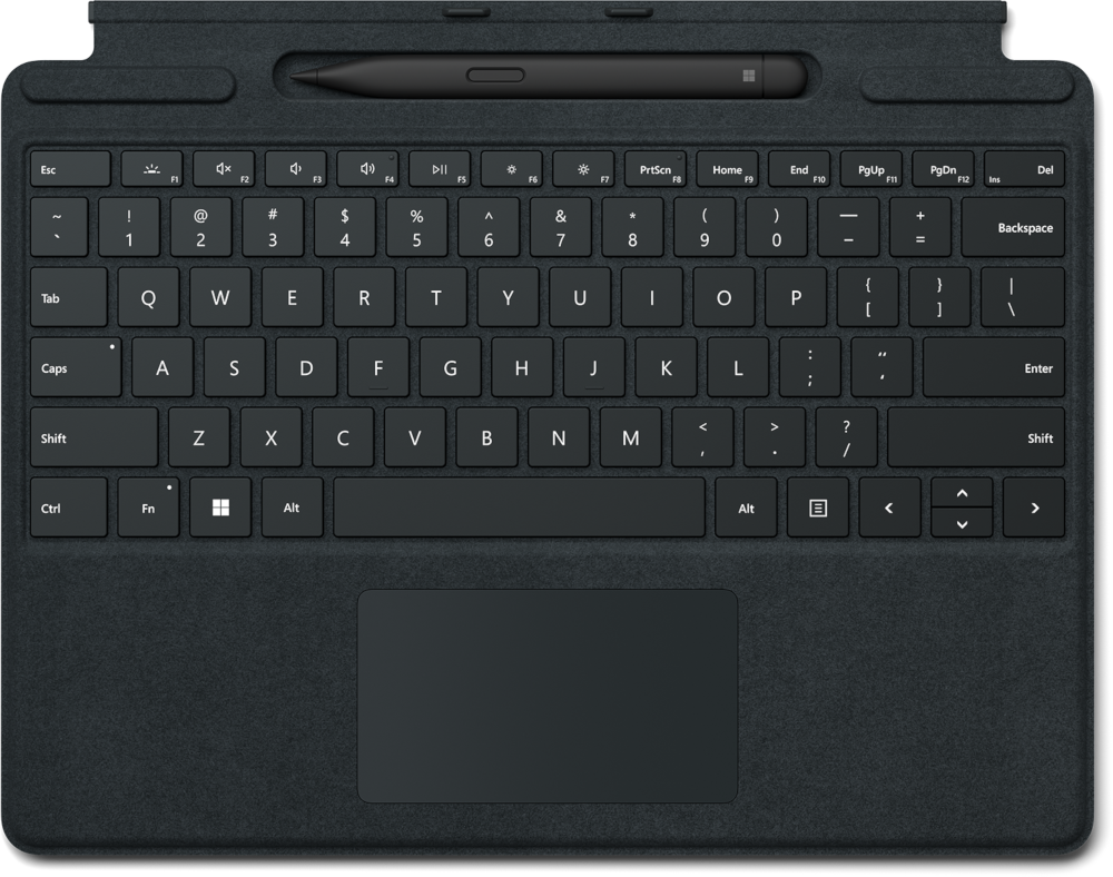 MICROSOFT Cover clavier Surface AZERTY BE Noir + Surface Slim Pen 2 (8X6-00006)