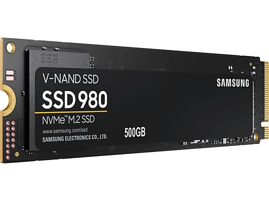SAMSUNG 980 - Festplatte (SSD, 500 GB, Schwarz)