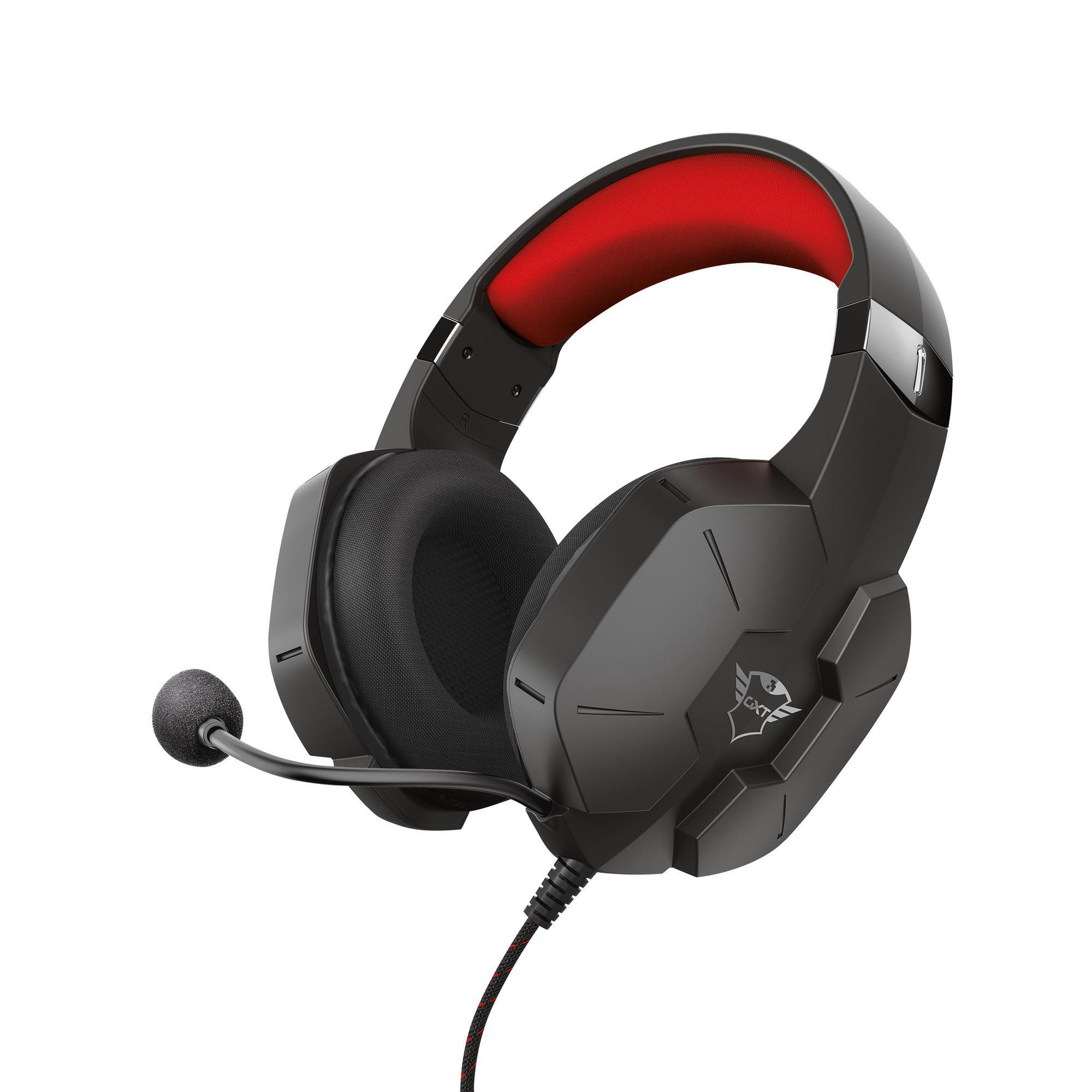 PC TRUST Headset und Schwarz Over-ear GXT 323 Gaming Carus - für Xbox,PS4,PS5