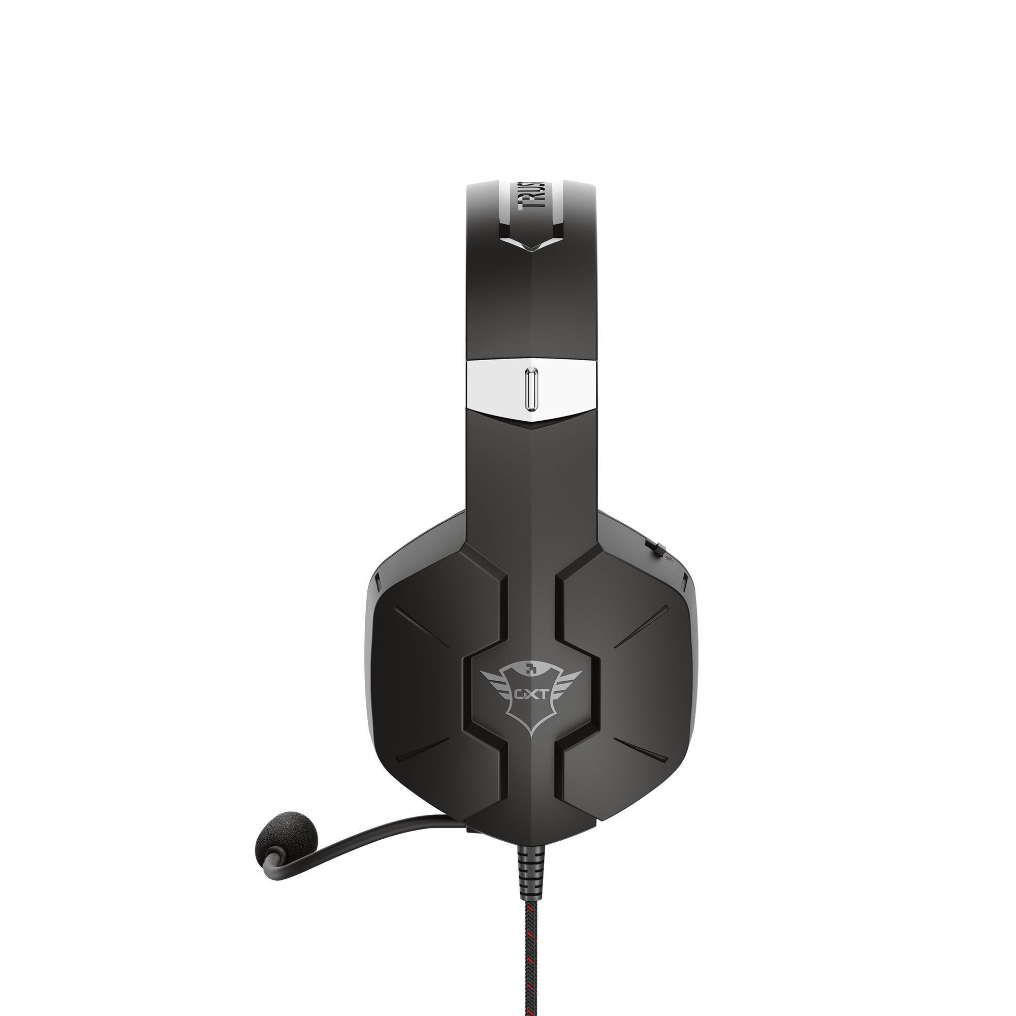 Schwarz Carus 323 Headset PC Gaming und - für Over-ear TRUST Xbox,PS4,PS5 GXT