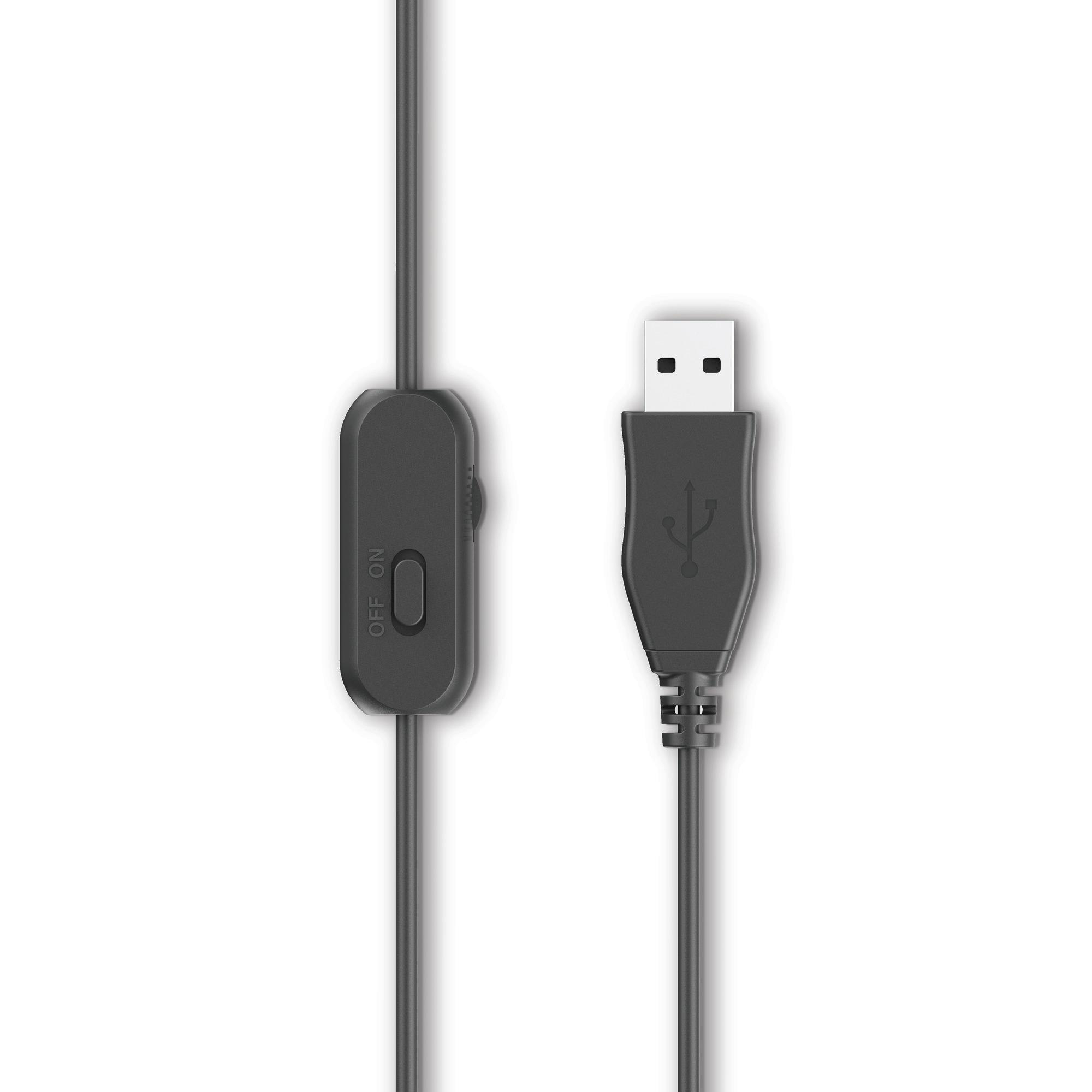 Schwarz Over-ear PC USB Headset - Ozo TRUST