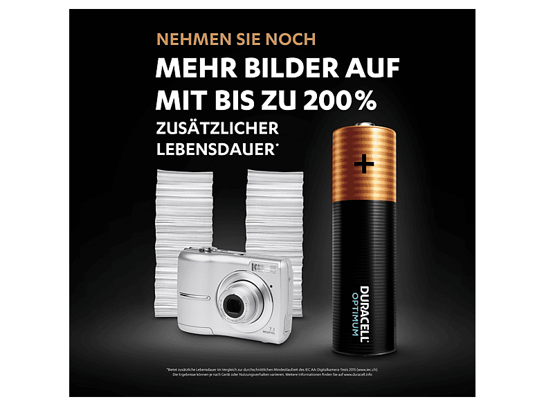 Duracell AA Optimum Batterie, 4er Pack — Foto 3 von 5