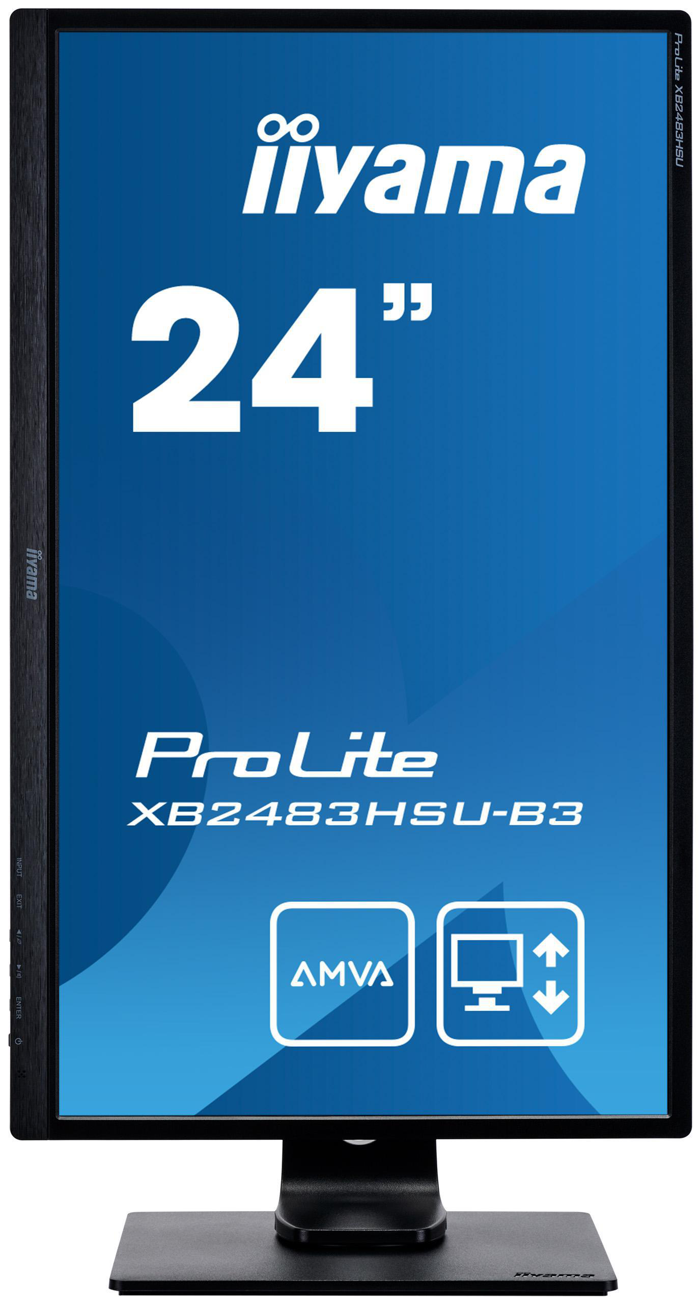 IIYAMA ProLite XB2483HSU-B3 24 Zoll  Full-HD  Monitor  4 ms Reaktionszeit  