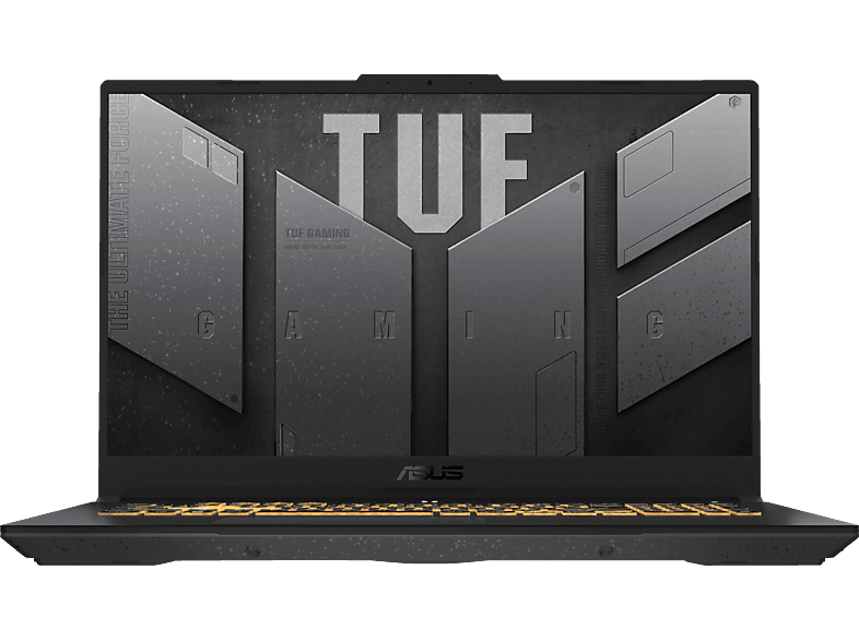 ASUS TUF Gaming F17 FX707ZE-HX034W, Gaming Notebook, mit 17,3 Zoll Display, Intel® i7-12700H Prozessor, 16 GB RAM, 1 TB SSD, NVIDIA, GeForce RTX™ 3050, Grau Windows 11 Home (64 Bit)