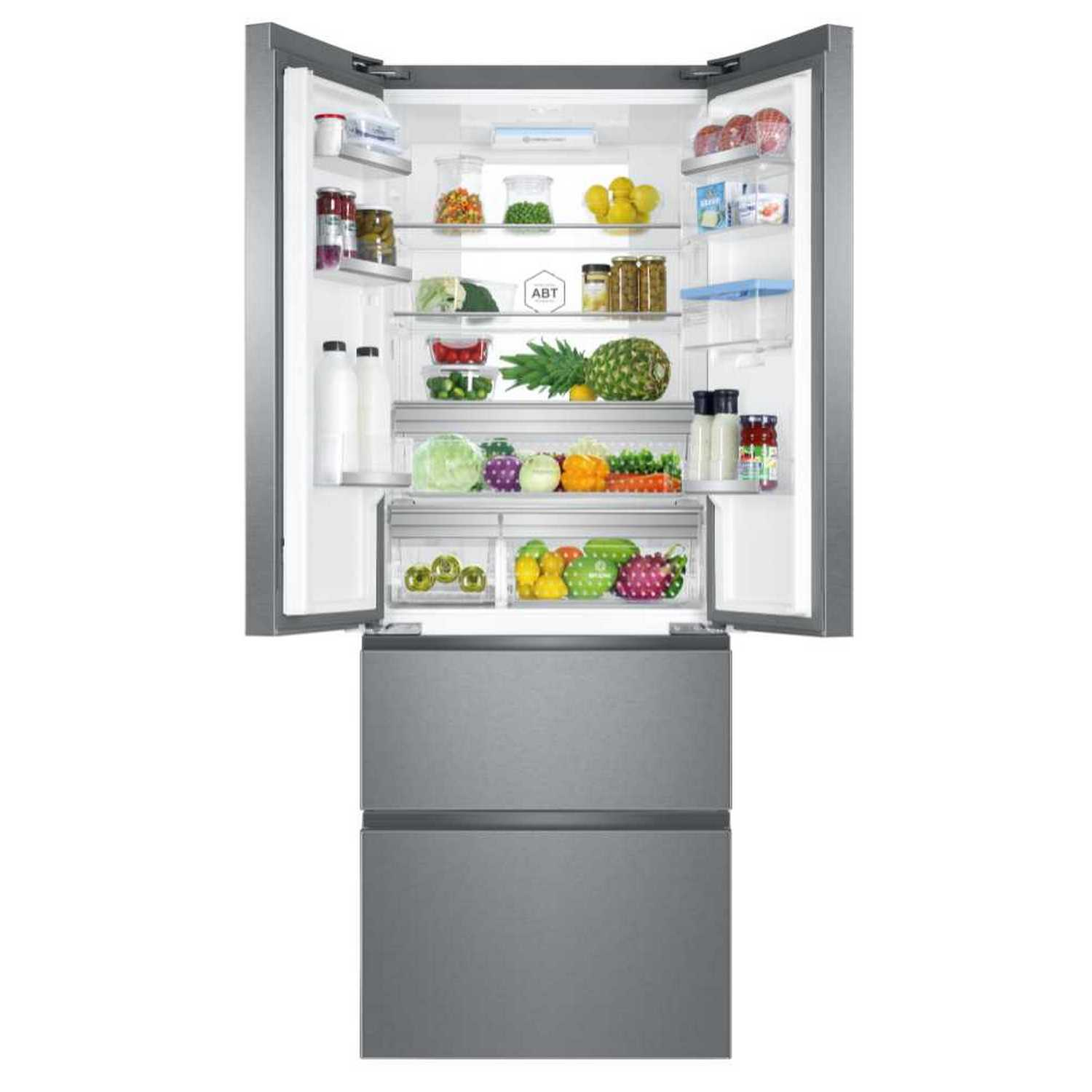 Frigorífico americano - Haier FD 70 Series 5 B3FE742CMJW, 426l, No Frost, 190cm, Inverter, Inox