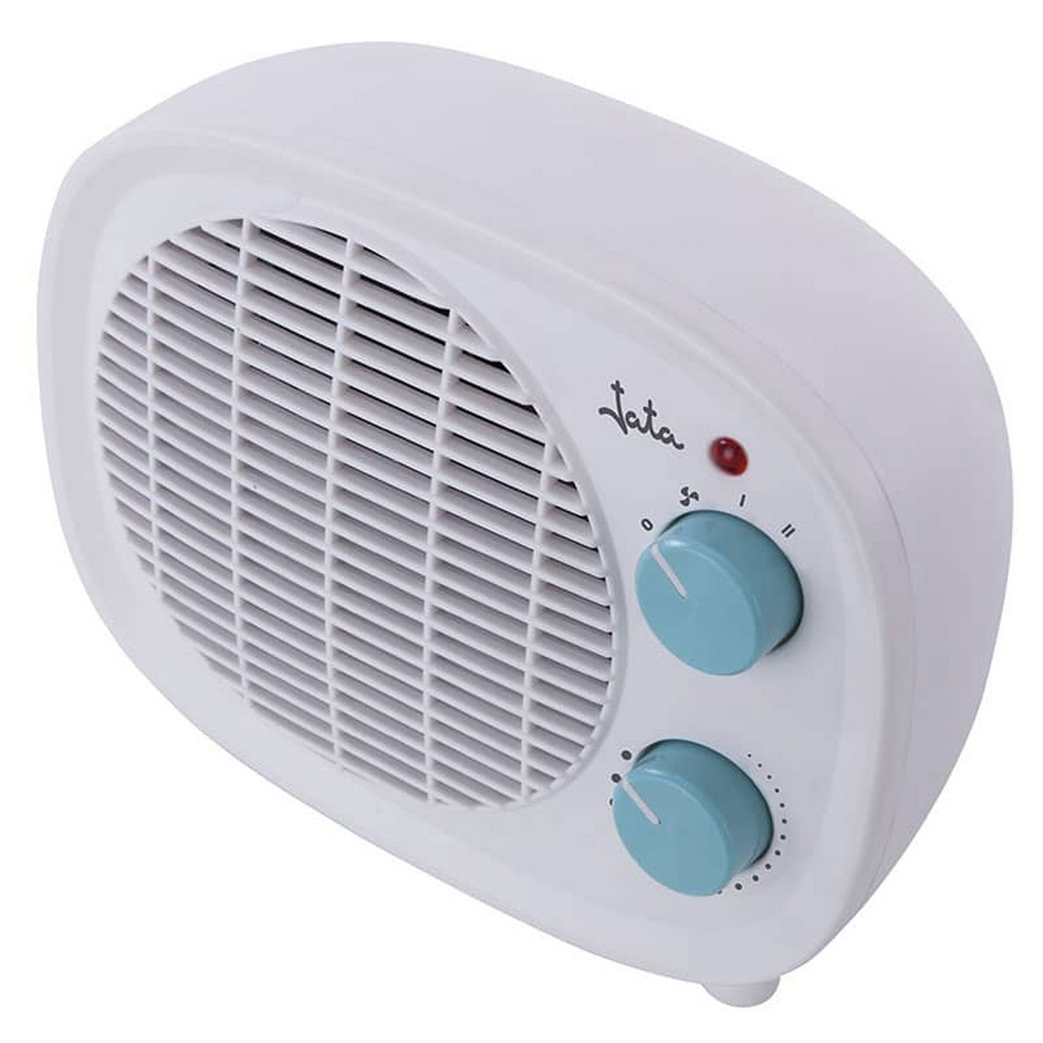 Calefactor - Jata TV52, 2000 W, 2 potencias, 3 posiciones, Ventilador, Termostato, Blanco