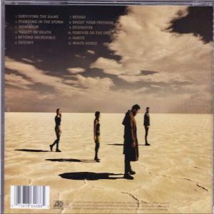 CD-Cover mit vier Personen in einer Wüstenlandschaft. Text ist sichtbar.