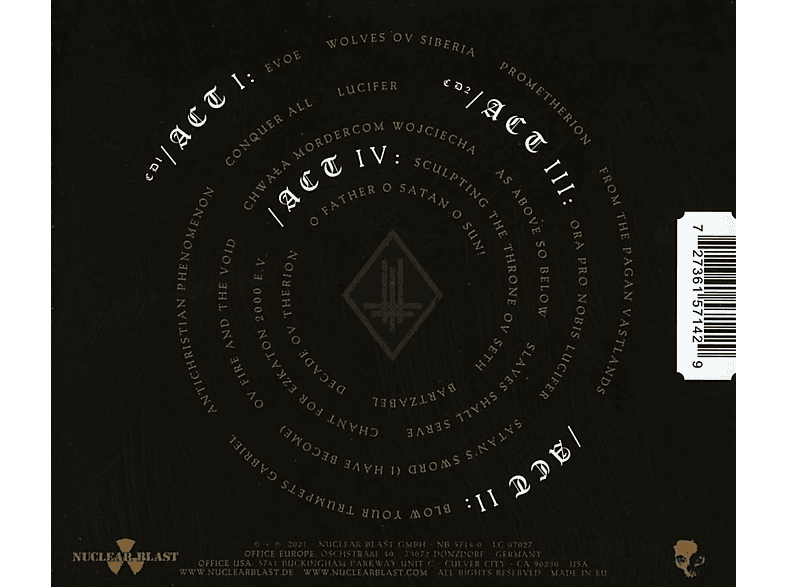 Thumbnail - Behemoth - In Absentia Dei (CD)