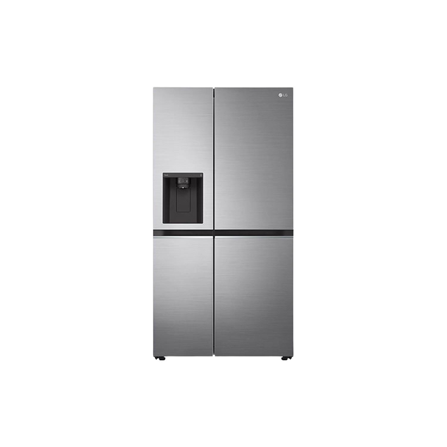 Frigorífico americano - LG GSLV71PZLE, No Frost, 635 l, 179 cm, Inox antihuellas