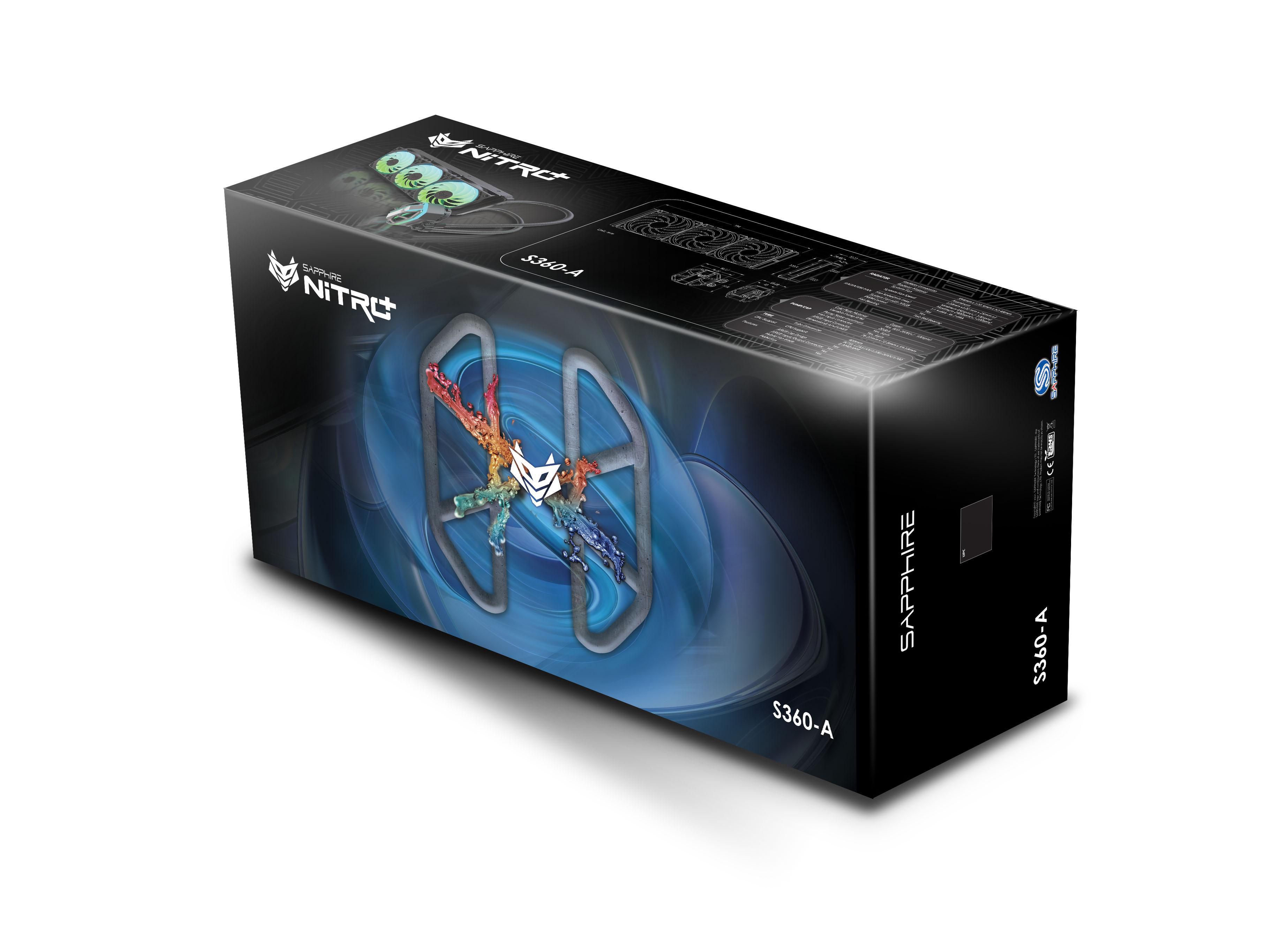 SAPPHIRE NITRO+ S360-A All in One CPU Wasserkühlung, Mehrfarbig