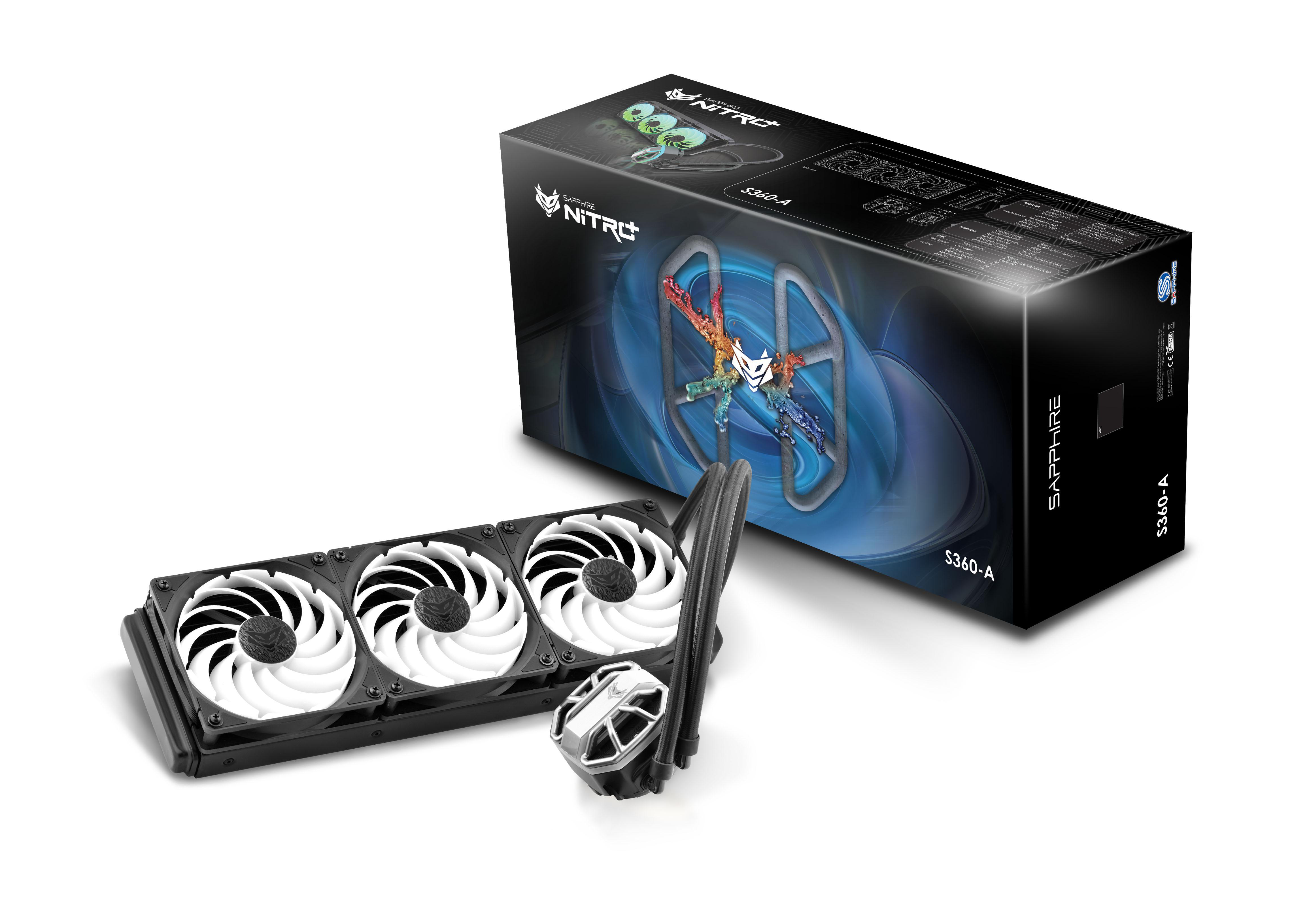 SAPPHIRE NITRO+ S360-A All in One CPU Wasserkühlung, Mehrfarbig