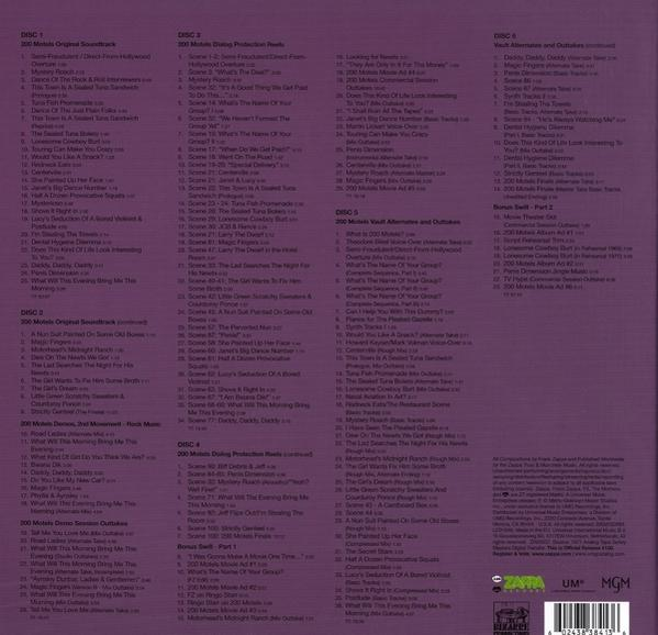 Motels (CD) Frank (Ltd.6CD Zappa Box) - - 200