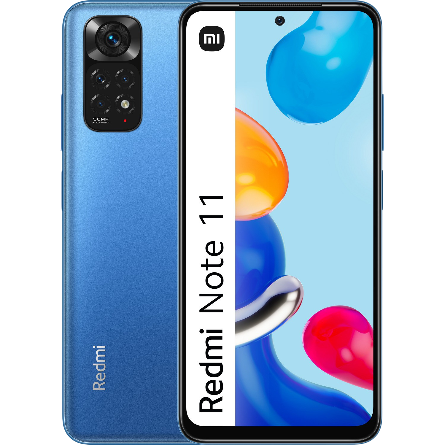 Xiaomi Redmi Note 11 azul ocaso 128 gb 4 ram 6.43 full hd+ snapdragon 680 5000 mah android smartphone fhd dotdisplay 90hz amoled 50mp al quad camera 5000mah typ 4g 128gb