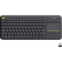 MediaMarkt LOGITECH K400 Plus Draadloos Touch Toetsenbord Zwart aanbieding