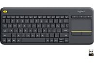 LOGITECH K400 Plus Wireless Touch Keyboard Zwart