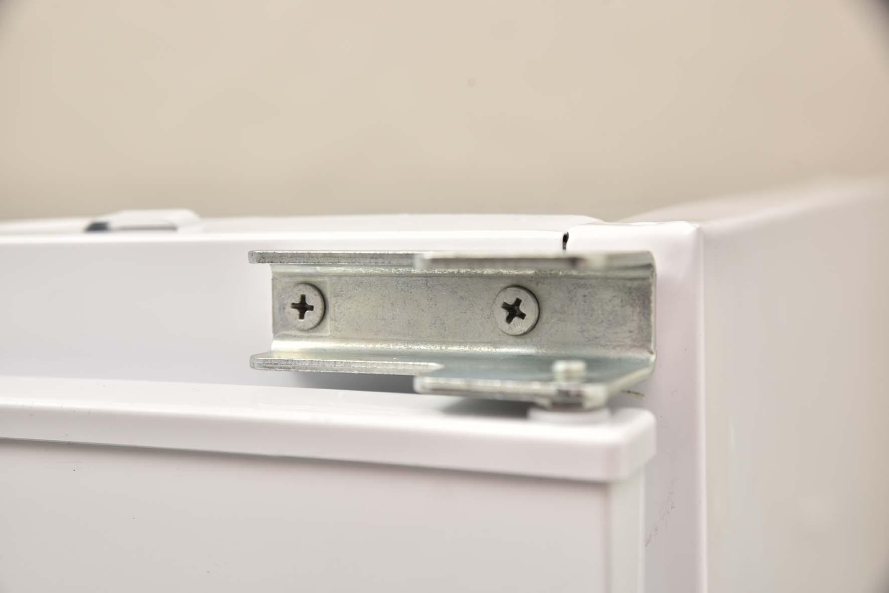 RESPEKTA KS1224 Kühlschrank (186 l, E, 1225 mm hoch, Weiß)