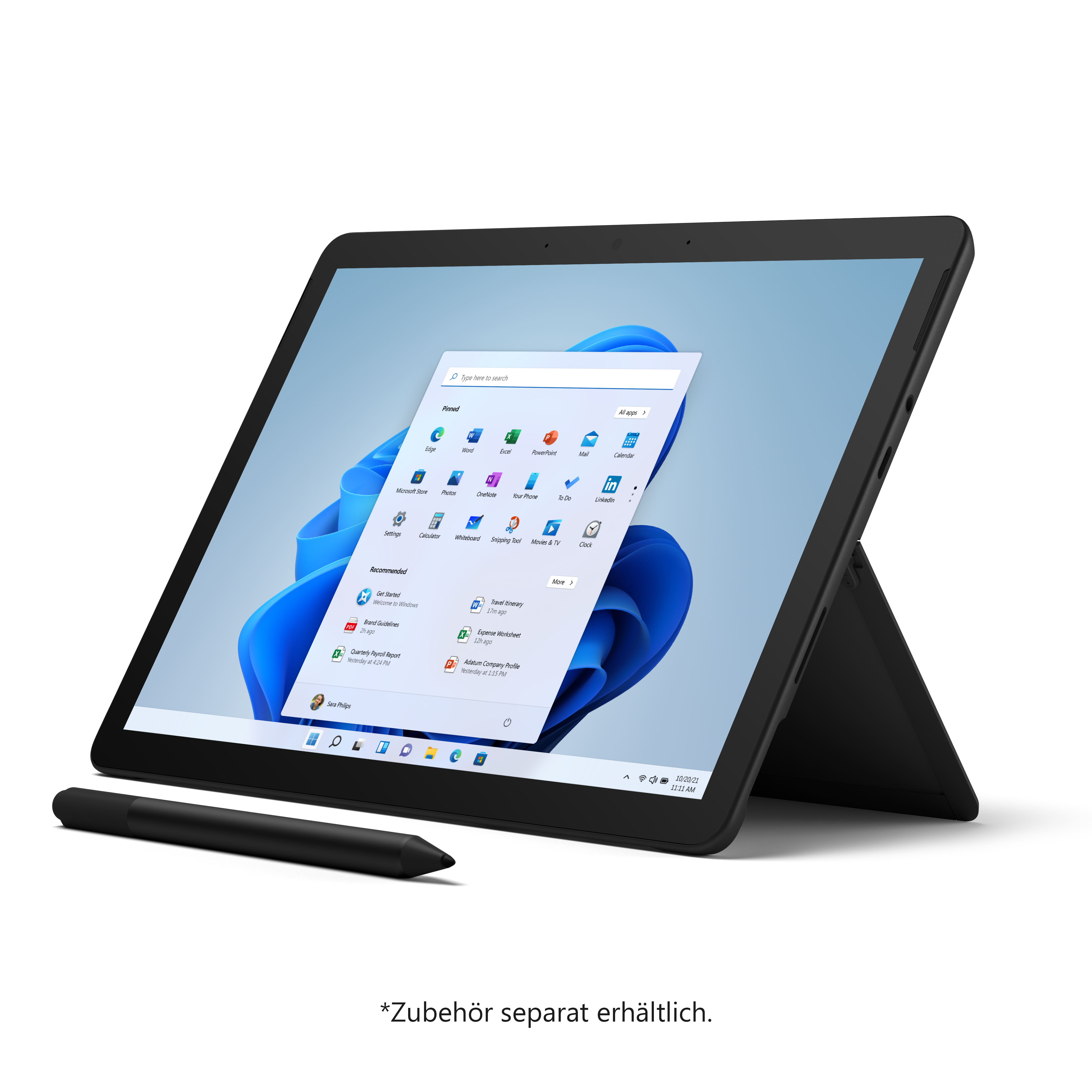MICROSOFT Surface Go 3 - 10,5 Zoll - Intel® Core™ i3 i3-10100Y - 8 GB - 128 GB - Intel® UHD 615 - Windows 11 Home S-Modus