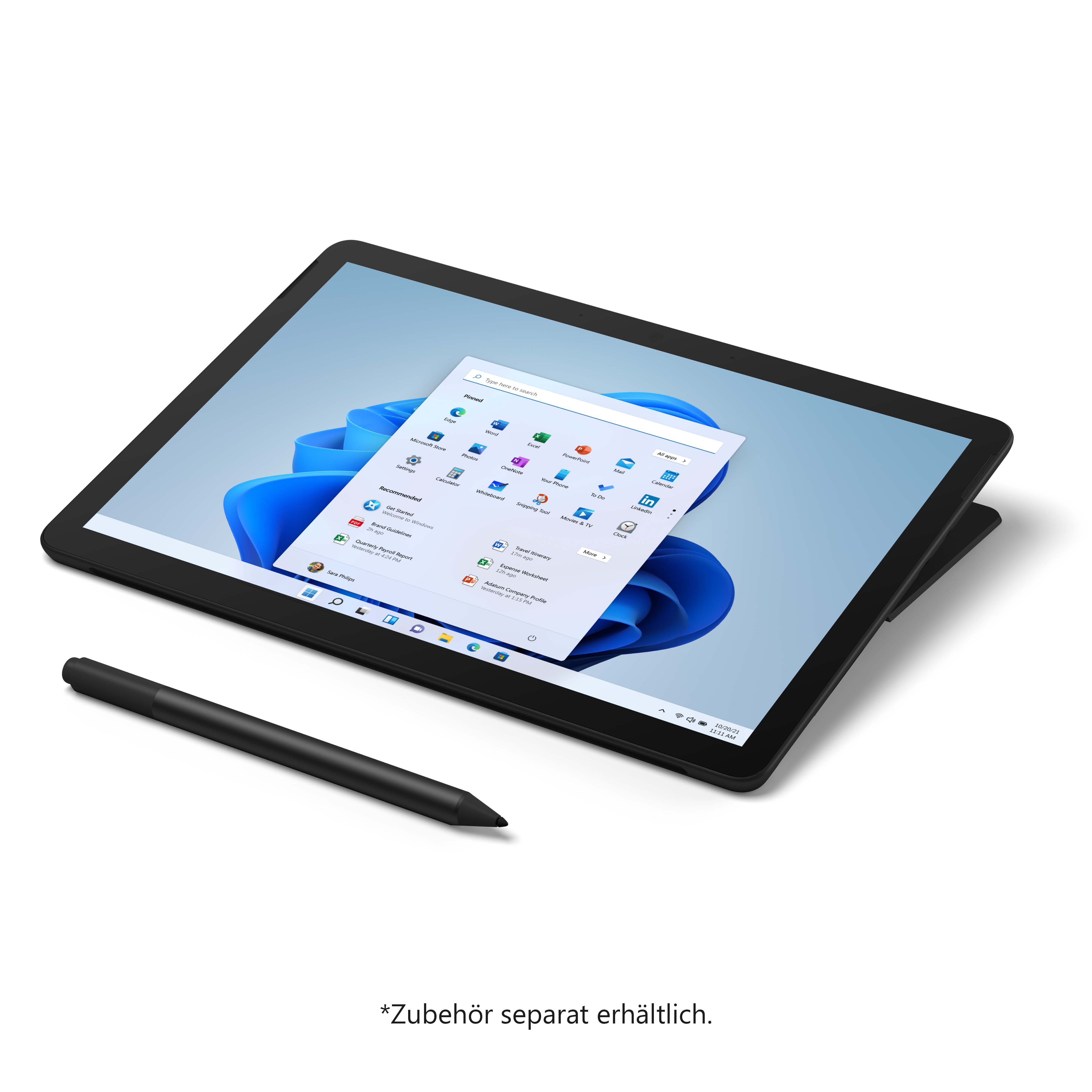 MICROSOFT Surface Go 3 - 10,5 Zoll - Intel® Pentium® Gold 6500Y - 8 GB - 128 GB - Intel® UHD 615 - Windows 11 Home S-Modus