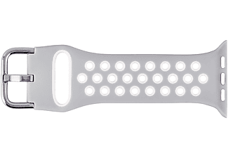 ISY Sportarmband ISB-1002 für Apple Watch 42/44/45mm, Grau/Weiß