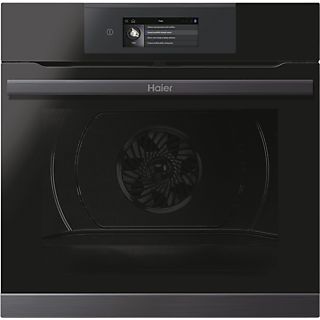 Horno - Haier Series 4 HWO60SM5T9BH, 70l, Multifunción, Pirolítico, 55cm, Wi-Fi, Sonda térmica, Negro