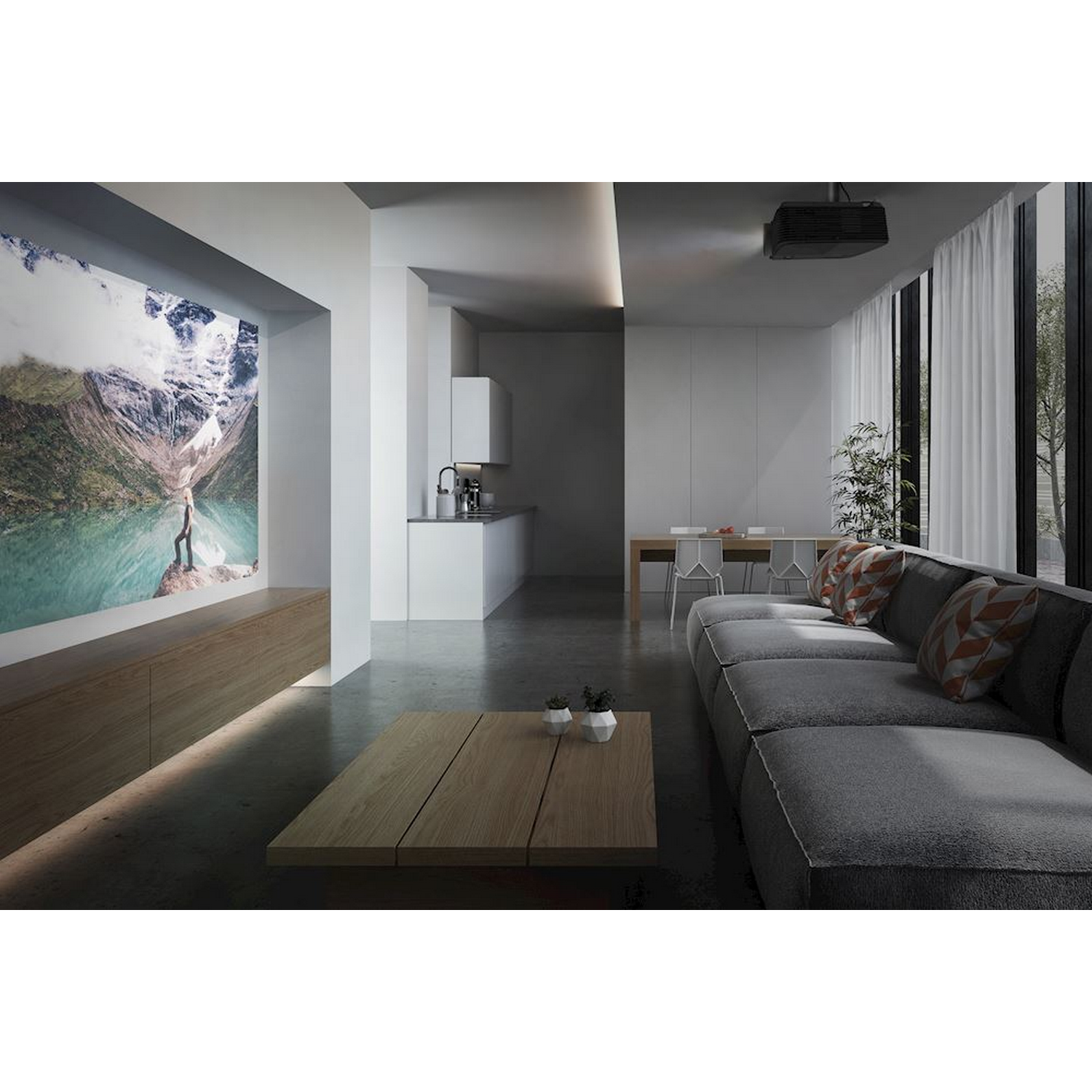 Proyector - Optoma HD-28 E, Full HD, DLP™, 3.800 lumens, 30.000:1, Negro