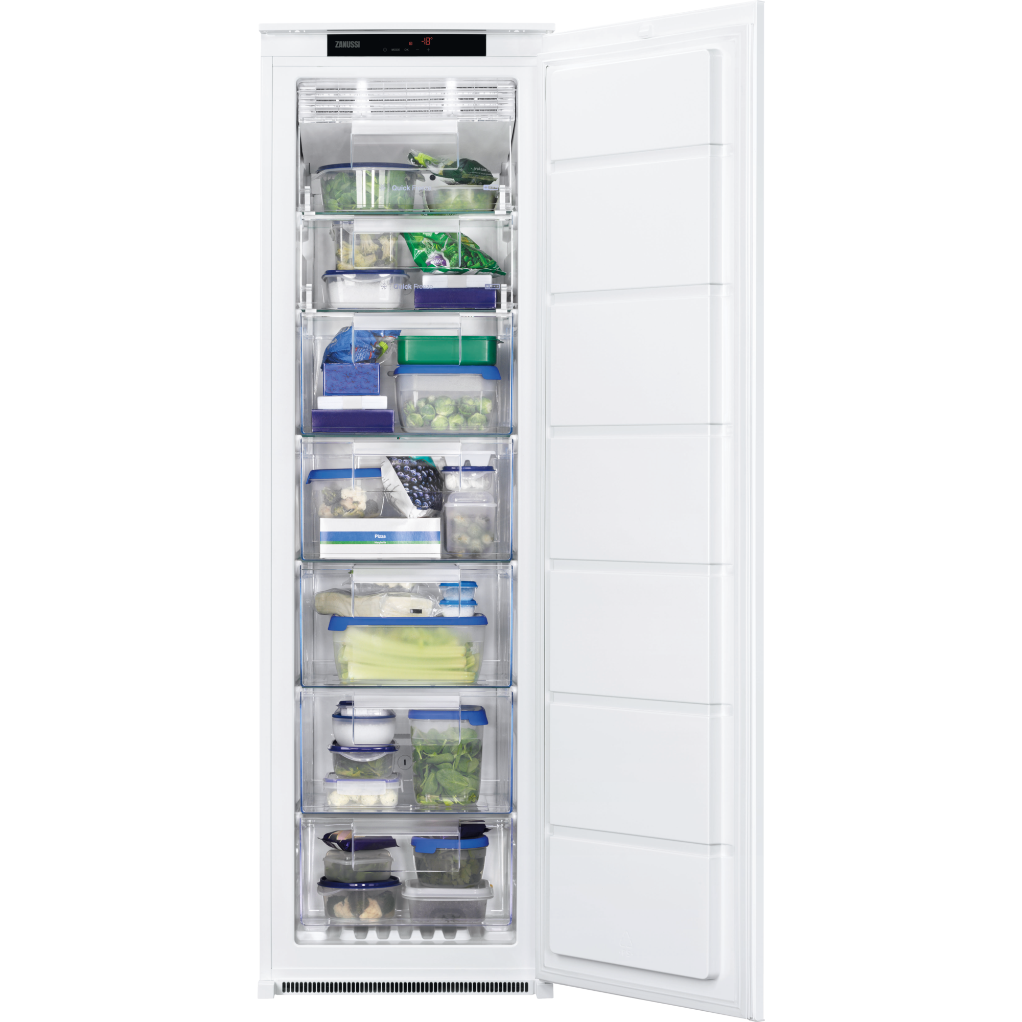 ZANUSSI Inbouw diepvries F (ZUNN18FS1)