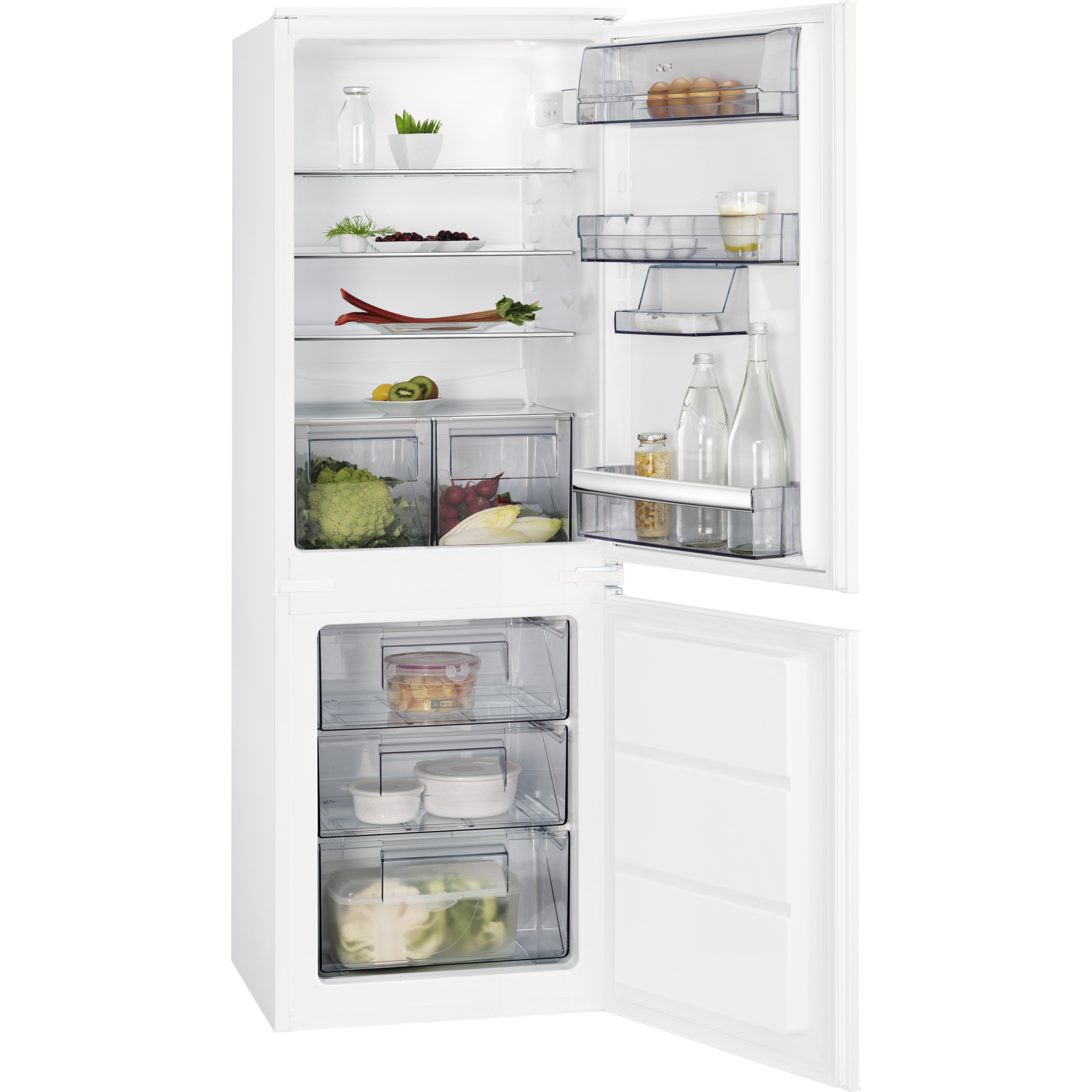 AEG Frigo-congélateur encastrable F (SCE616F3LS)