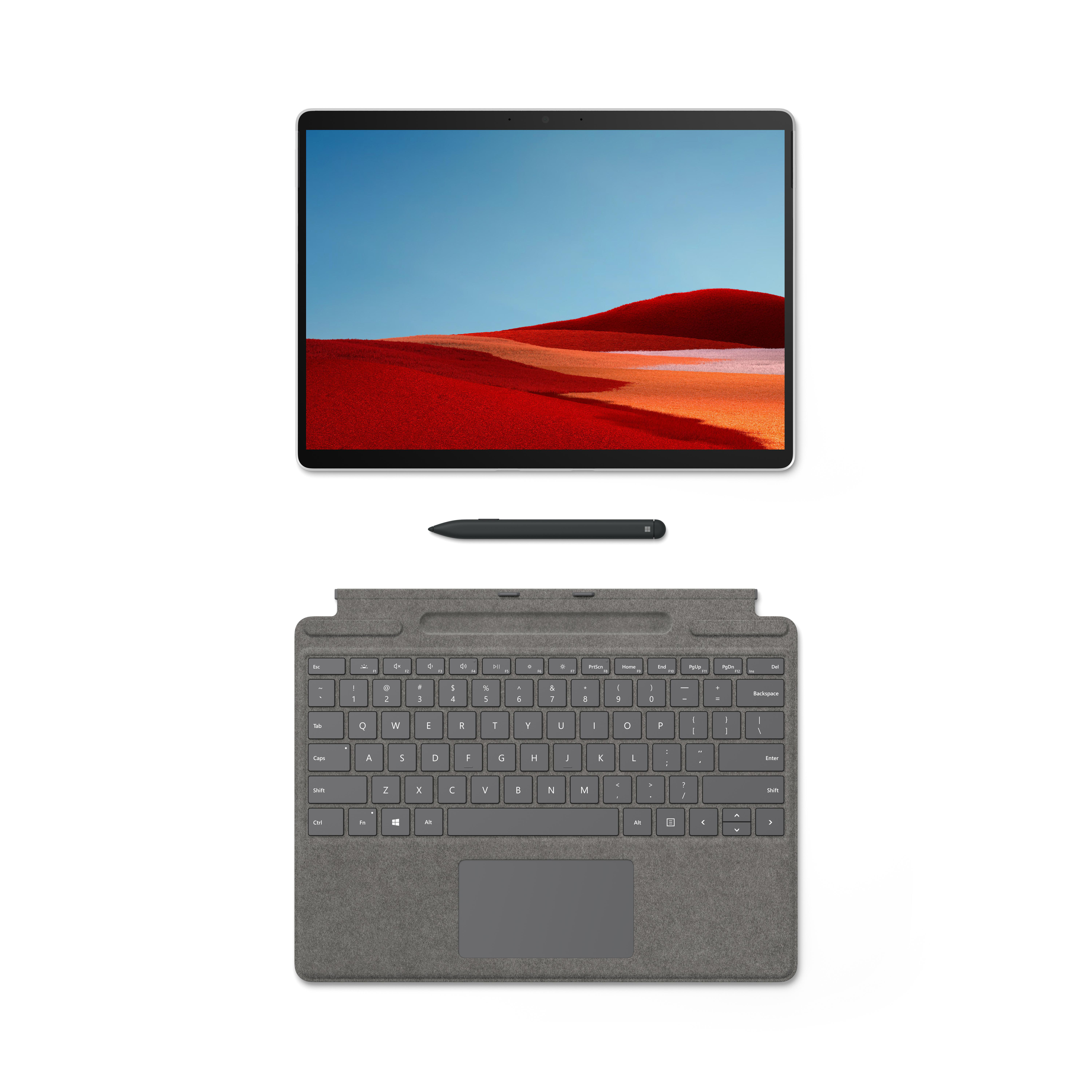 MICROSOFT Surface Pro X WiFi - SQ1 - 13 Zoll - Microsoft® Microsoft SQ SQ1™ - 8 GB - 128 GB Adreno™ Onboard Graphics - Windows 10 Home (64 Bit)