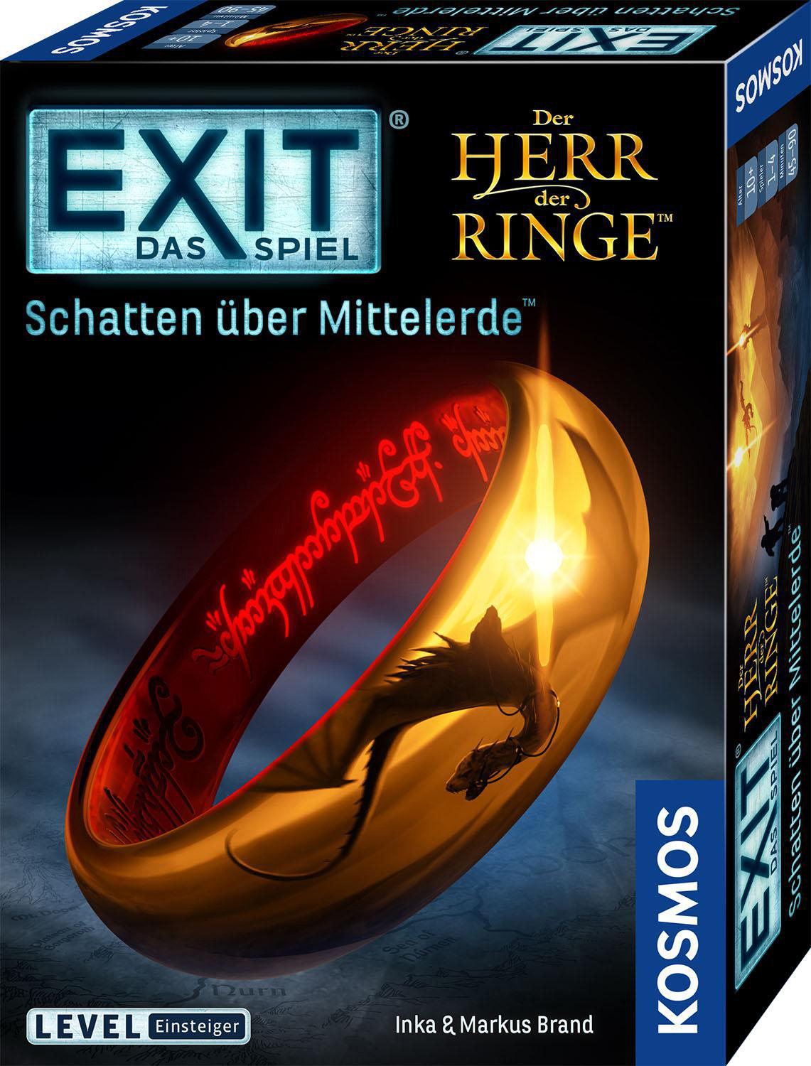 (E) Mittelerde Mehrfarbig der Der - EXIT KOSMOS / über Brettspiel Herr Schatten Ringe