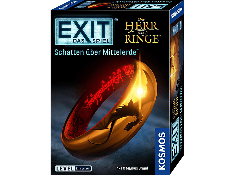 KOSMOS EXIT - Der Herr Mehrfarbig Ringe Brettspiel über Mittelerde Schatten (E) der 