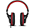 NUMARK HF175 - DJ-Kopfhörer (Over-ear, Schwarz/Rot)