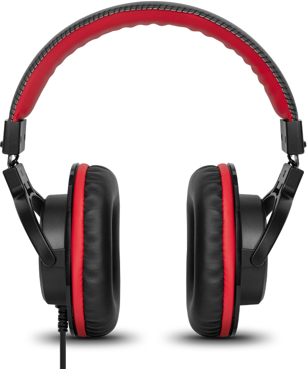 NUMARK HF175 - Casque pour DJ (Over-ear, Noir/rouge)