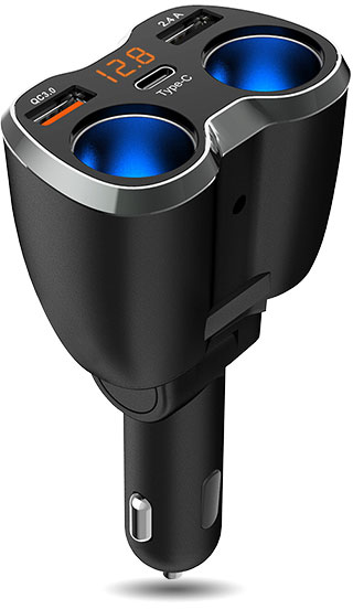 Celly autolader adapter Planet voor USB-A USB-C kopen? Computeraccessoires