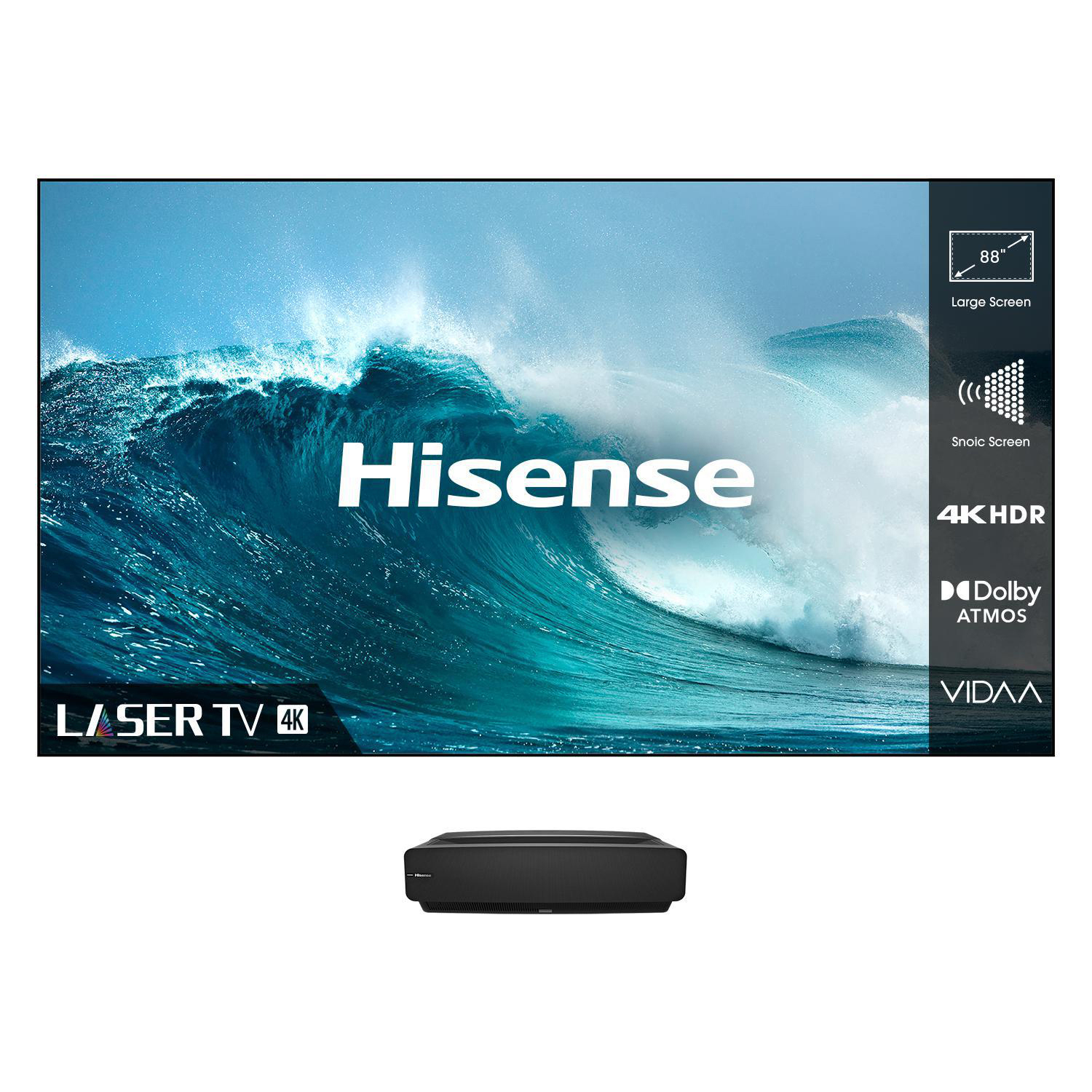 HISENSE 88L5VG Laser TV(UHD 4K, 2,150 Lumen, WLAN)