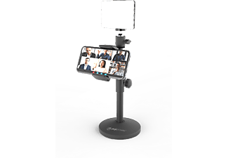 DIGIPOWER Achiever - Stativpaket med LED-ramp och telefonhållare