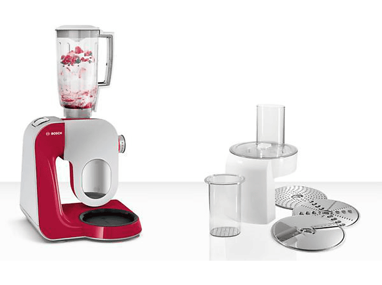 BOSCH MUM58720 Küchenmaschine Deep Red (Rührschüsselkapazität: 3,9 l, 1000 Watt)