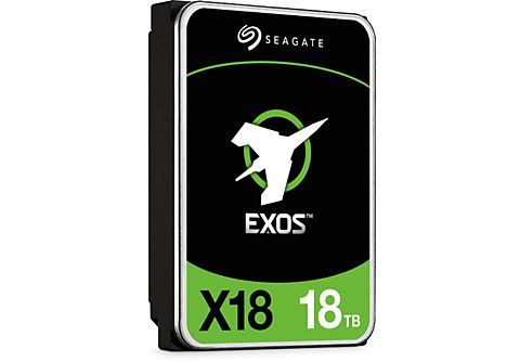 SEAGATE 18TB Festplatte Exos X18, SAS 12Gbit/s, 512e/4Kn Standard, Bis 270MB/s, 3.5 Zoll, 256MB Cache, 7200 U/min