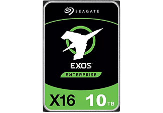SEAGATE 10TB Festplatte Exos X16, SATA, 512e/4Kn, Bis 245MB/s, 3.5 Zoll, 256MB Cache, 7200 U/min