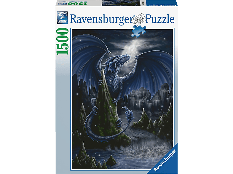 RAVENSBURGER Der Schwarzblaue Mehrfarbig Puzzle Drache