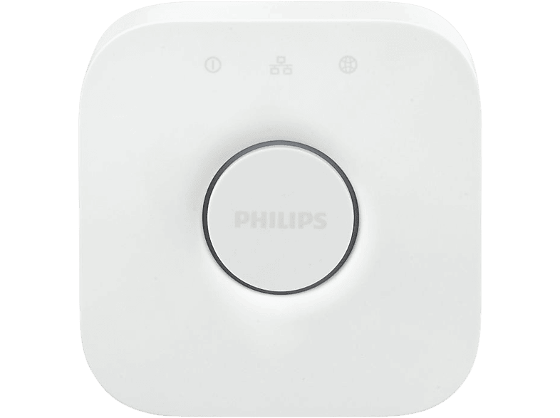 Puente de iluminación inteligente  Philips Hue Bridge, Compatible con  Alexa y Google Home, Blanco