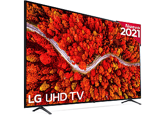 TV LED 86" - LG 86UP80006LA, UHD 4K, 4K α7 Gen4 con AI, Smart TV, DVB-T2 (H.265), Dolby Vision IQ/Atmos, Negro