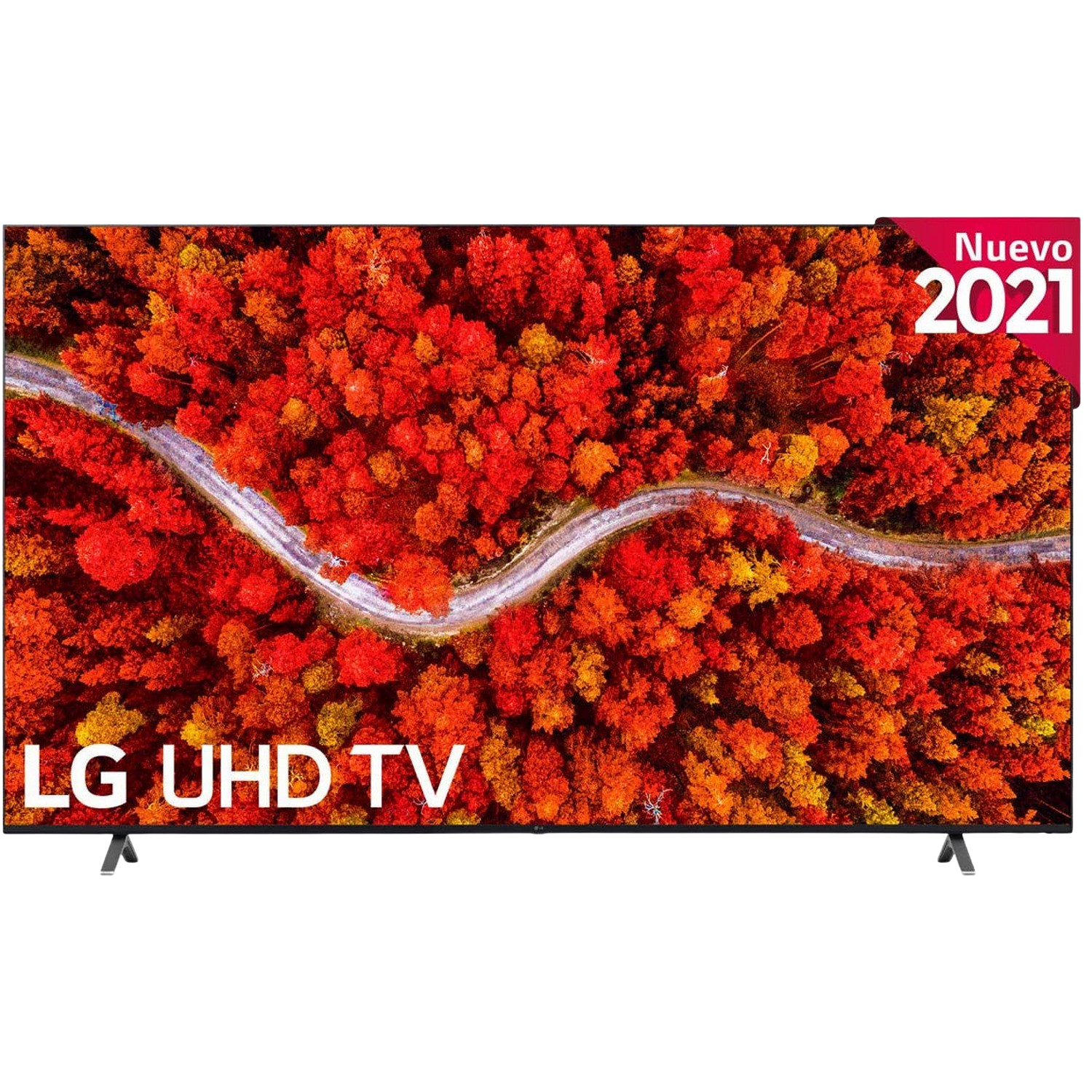 TV LED 86" - LG 86UP80006LA, UHD 4K, 4K α7 Gen4 con AI, Smart TV, DVB-T2 (H.265), Dolby Vision IQ/Atmos, Negro