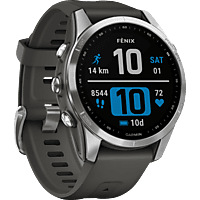 GARMIN Fenix 7S Smartwatch Edelstahl Silikon, 108-182 mm, Graphit