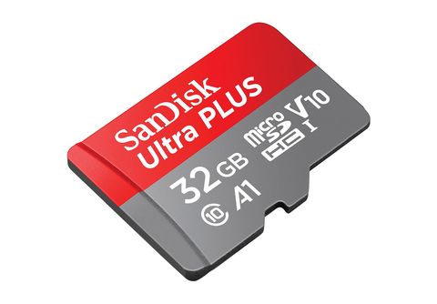 Tarjeta Micro SDHC  SanDisk Ultra PLUS, Elite, 32 GB, 130 MB/s