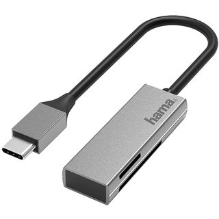 HAMA 200131 USB-kaartlezer USB-C Aluminium