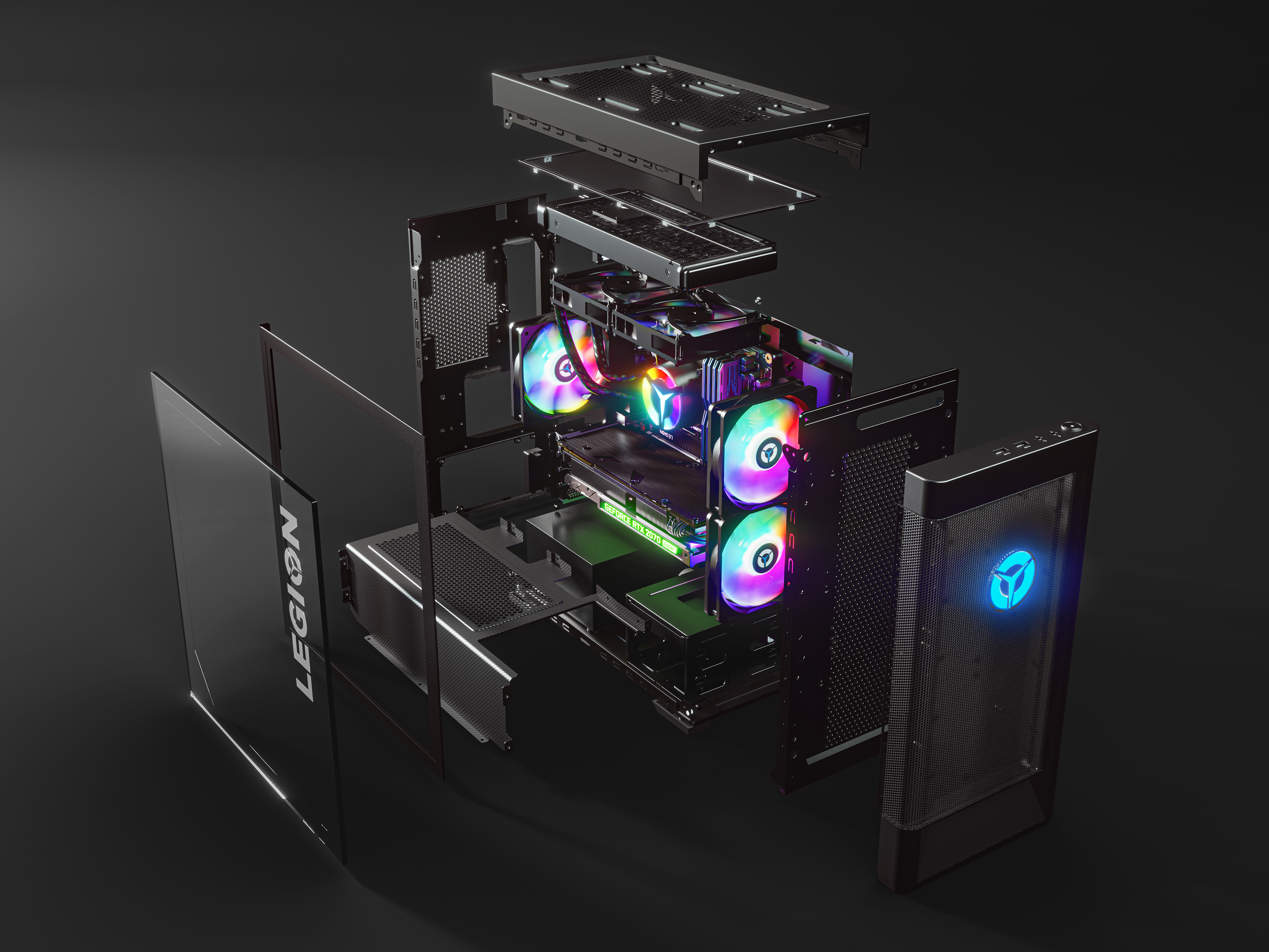 LENOVO Legion Tower 5 - AMD Ryzen™ 7 5800 - 32 GB - 1 TB - AMD Radeon™ RX 6800 XT - Windows 10 Home (64 Bit)