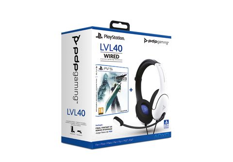 Comprar Pack Auriculares Gaming LVL 40 con Cable Blanco + Final