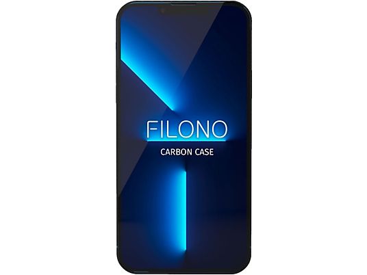 FILONO Carbon - Schutzhülle (Passend für Modell: Apple iPhone 13 Pro)