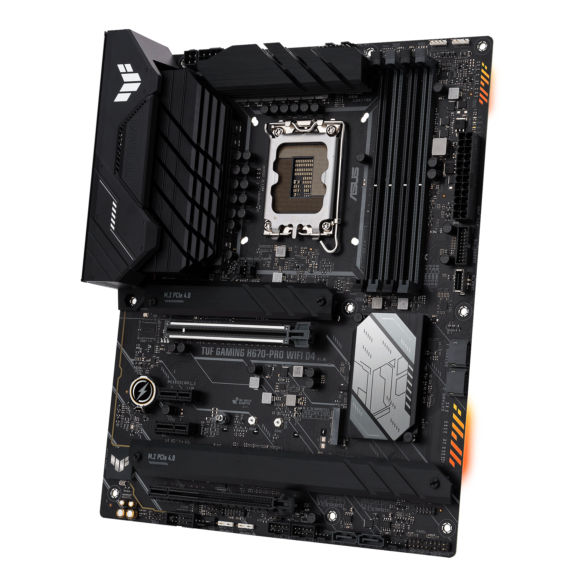ASUS TUF GAMING H670-PRO WIFI D4 (90MB1900-M0EAY0) Mainboard Schwarz